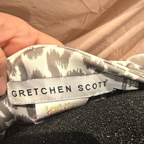 Gretchen Scott Designs Gray and White Dress - Picture 2 of 5